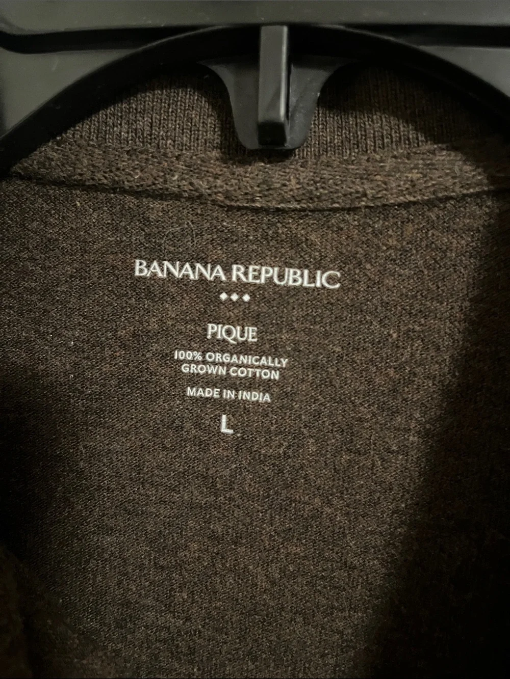 Banana Republic Men’s Dark Brown Polo